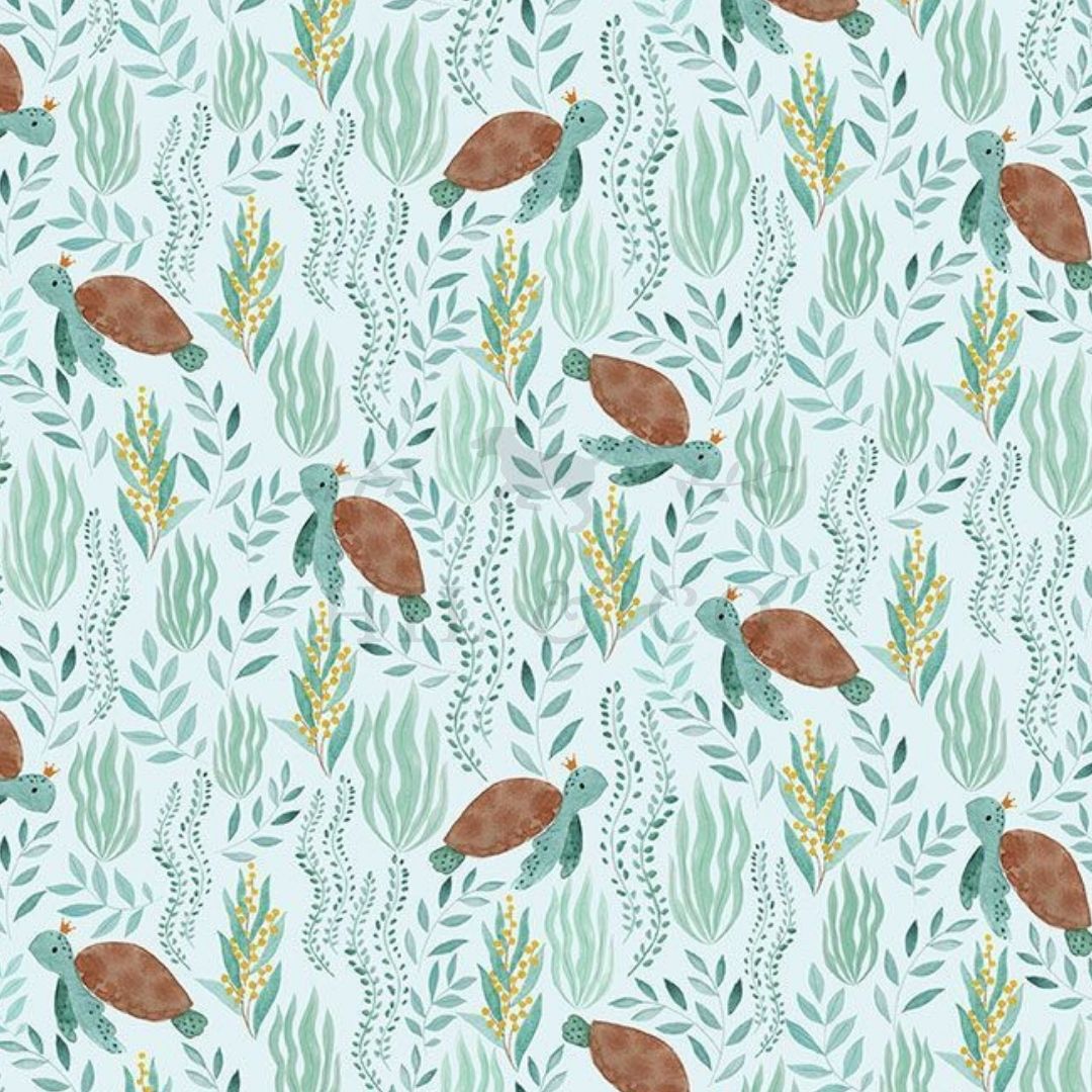Crowned Turtles Scrub Cap