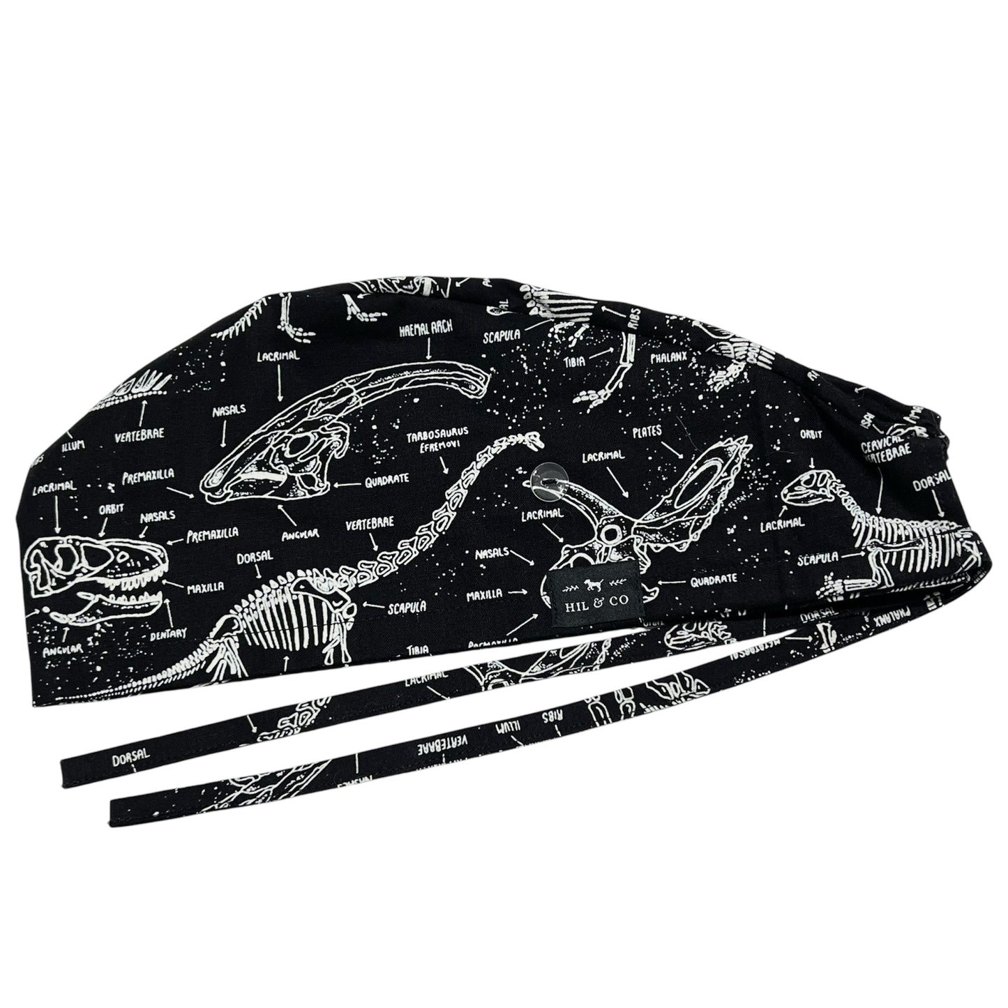 Dino Anatomy Scrub Cap (Glow in the Dark)