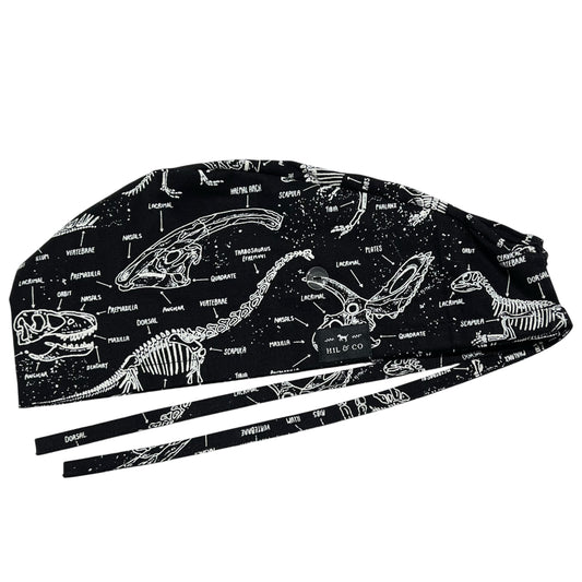 Dino Anatomy Scrub Cap (Glow in the Dark)