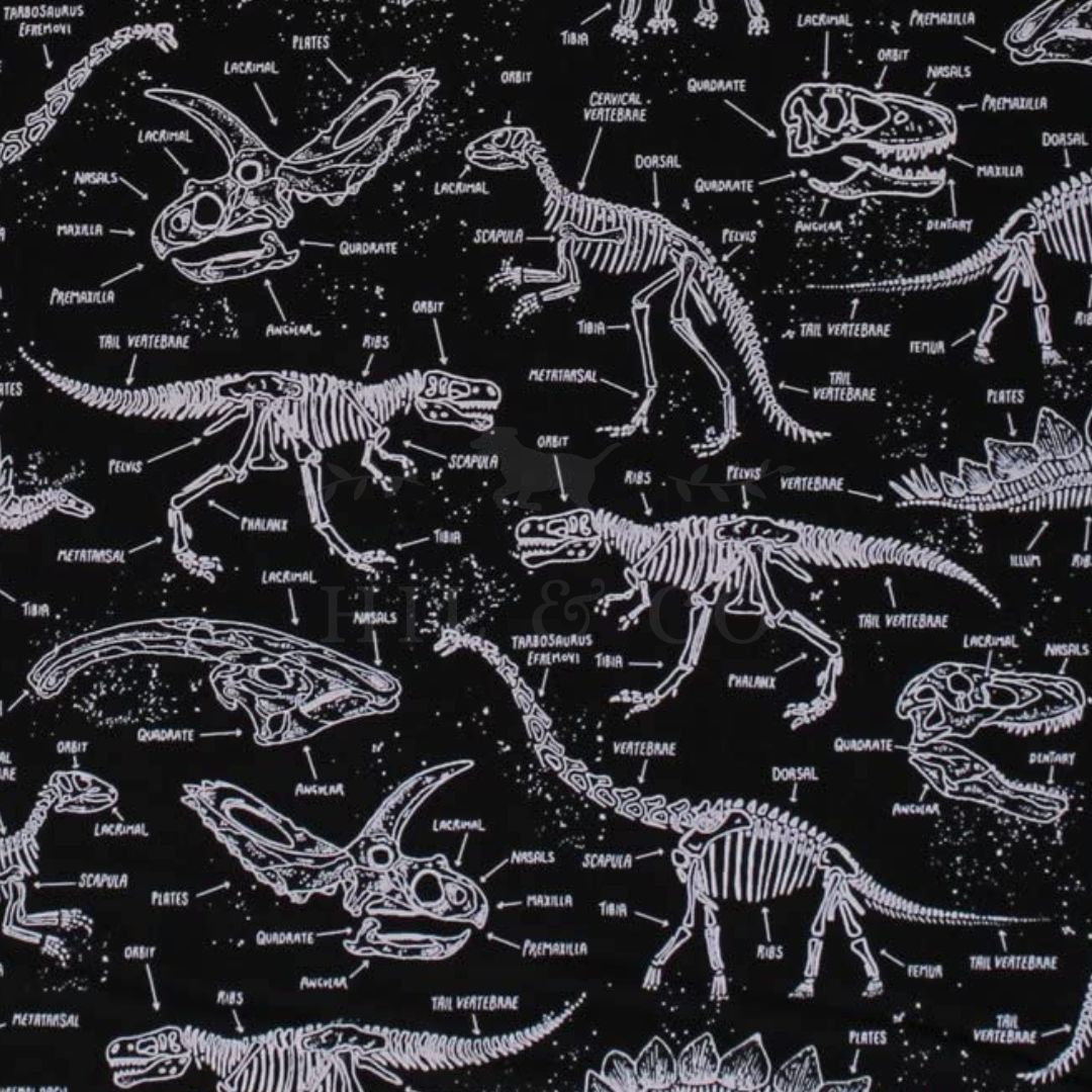 Dino Anatomy Scrub Cap (Glow in the Dark)