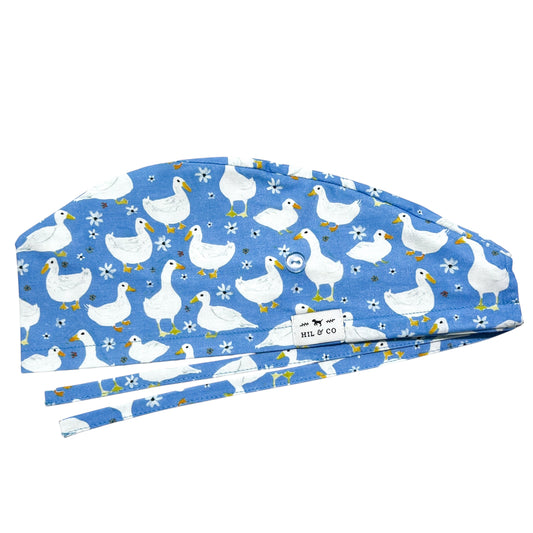 Ducks & Daisies Scrub Cap
