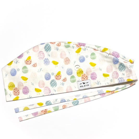 Easter Eggs Scrub Cap