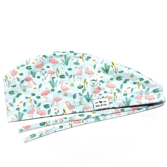 Flamingo Pond Scrub Cap