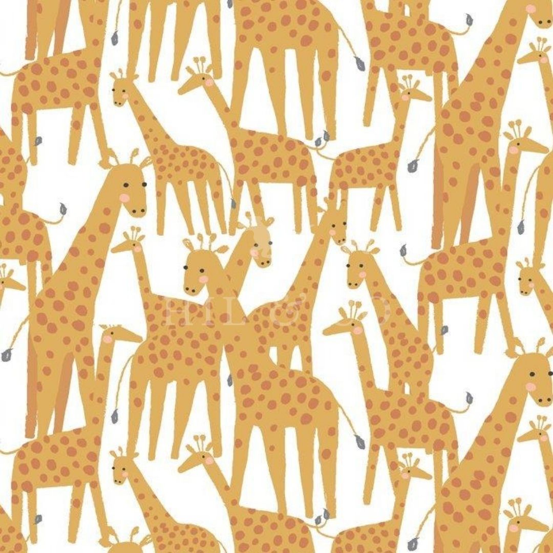 Giraffe Scrub Cap (White)