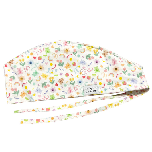 Gummy Bear Confetti Scrub Cap