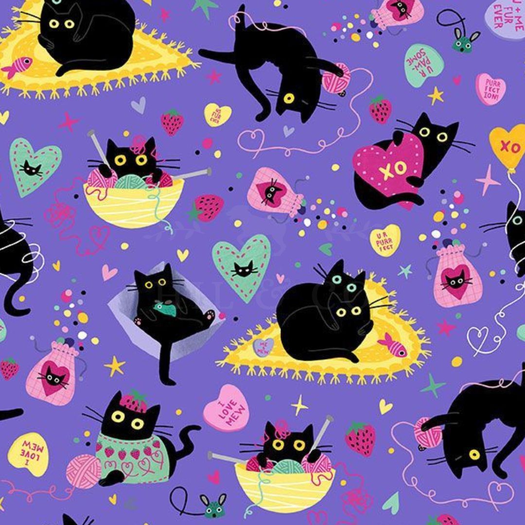 Hugs & Purrs Scrub Cap