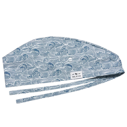 Tidal Waves Scrub Cap (Light Blue)