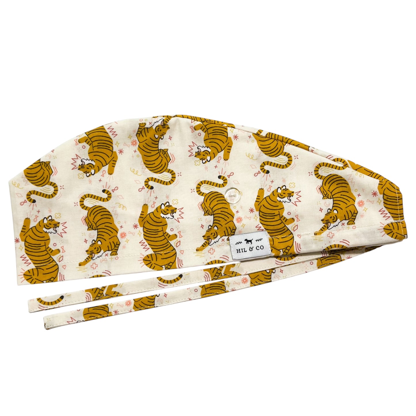 Tigers Scrub Cap (Cream)