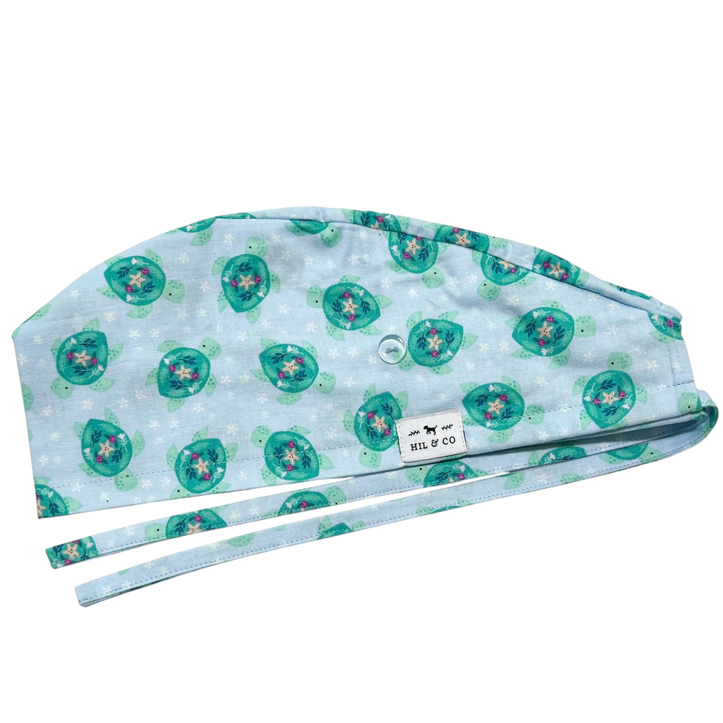 Turtles Scrub Cap (Light Blue)