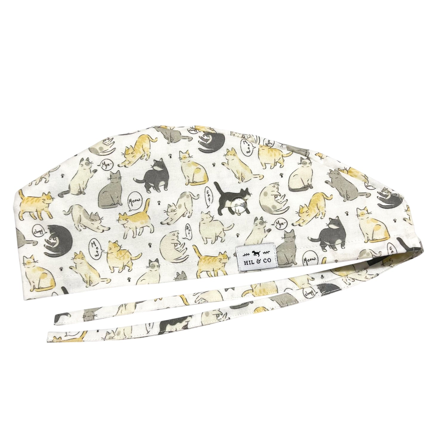Cat Huddle Scrub Cap