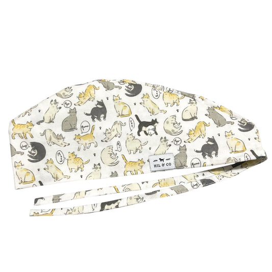 Cat Huddle Scrub Cap