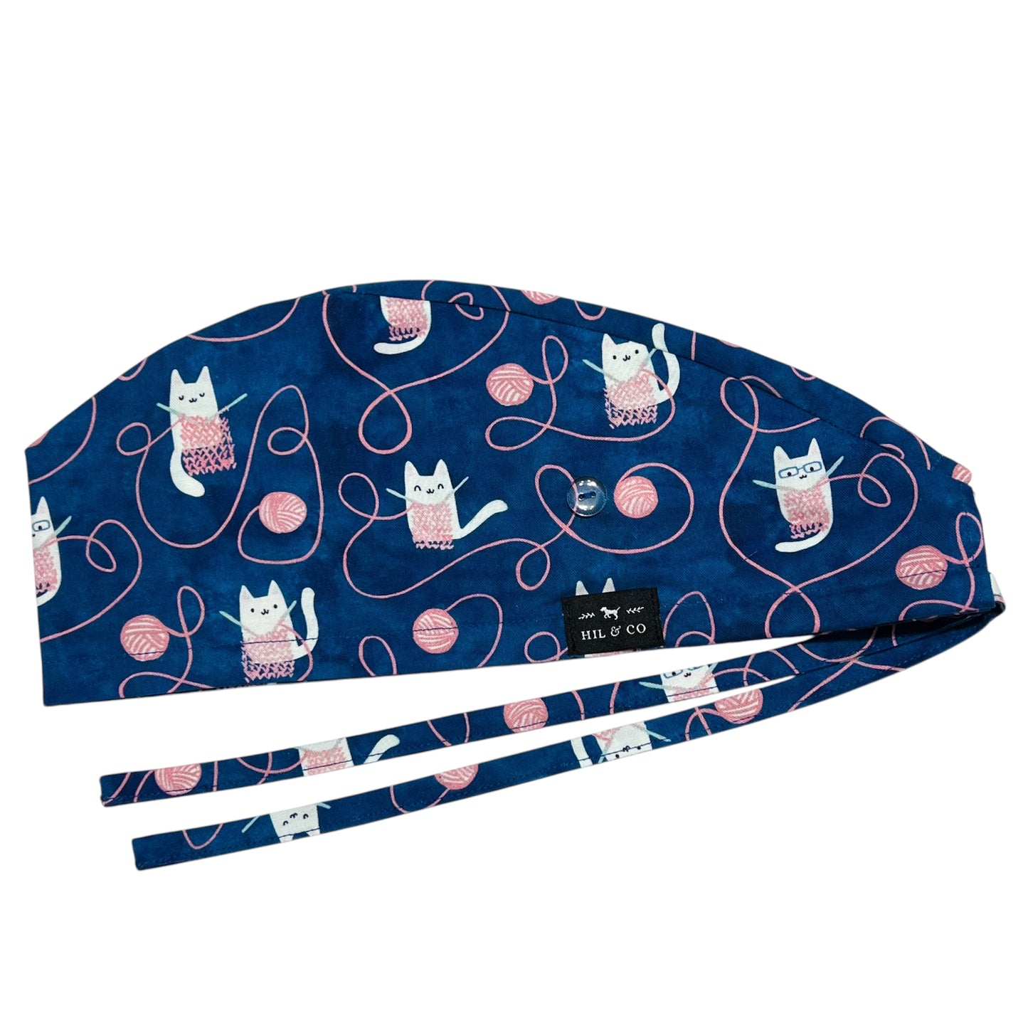 Knitting Kitties Scrub Cap