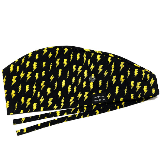 Lightning Bolts Scrub Cap