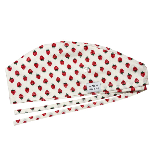 Mini Strawberries Scrub Cap