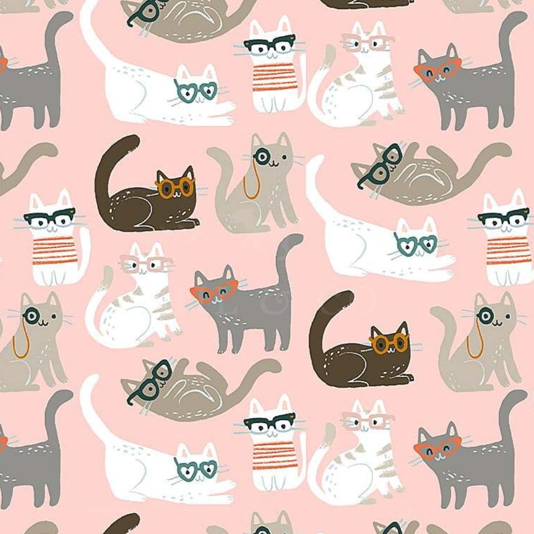 Nerdy Cats Scrub Cap