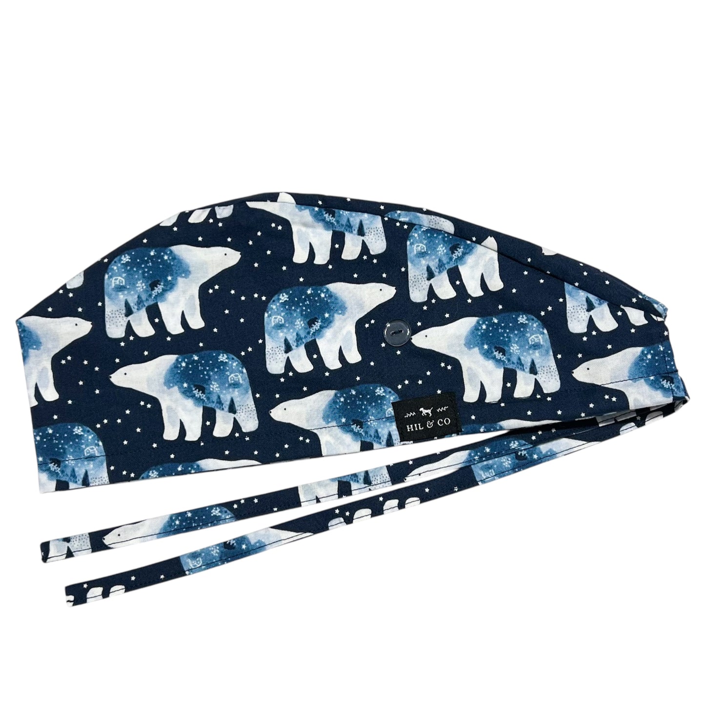 Polar Bears Scrub Cap