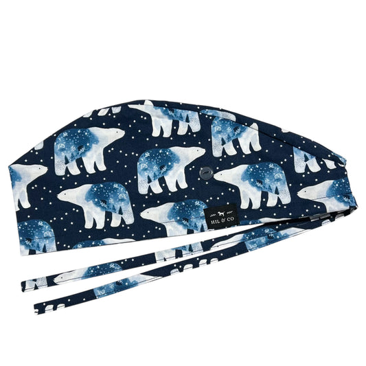 Polar Bears Scrub Cap