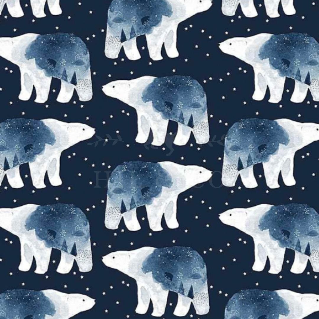 Polar Bears Scrub Cap