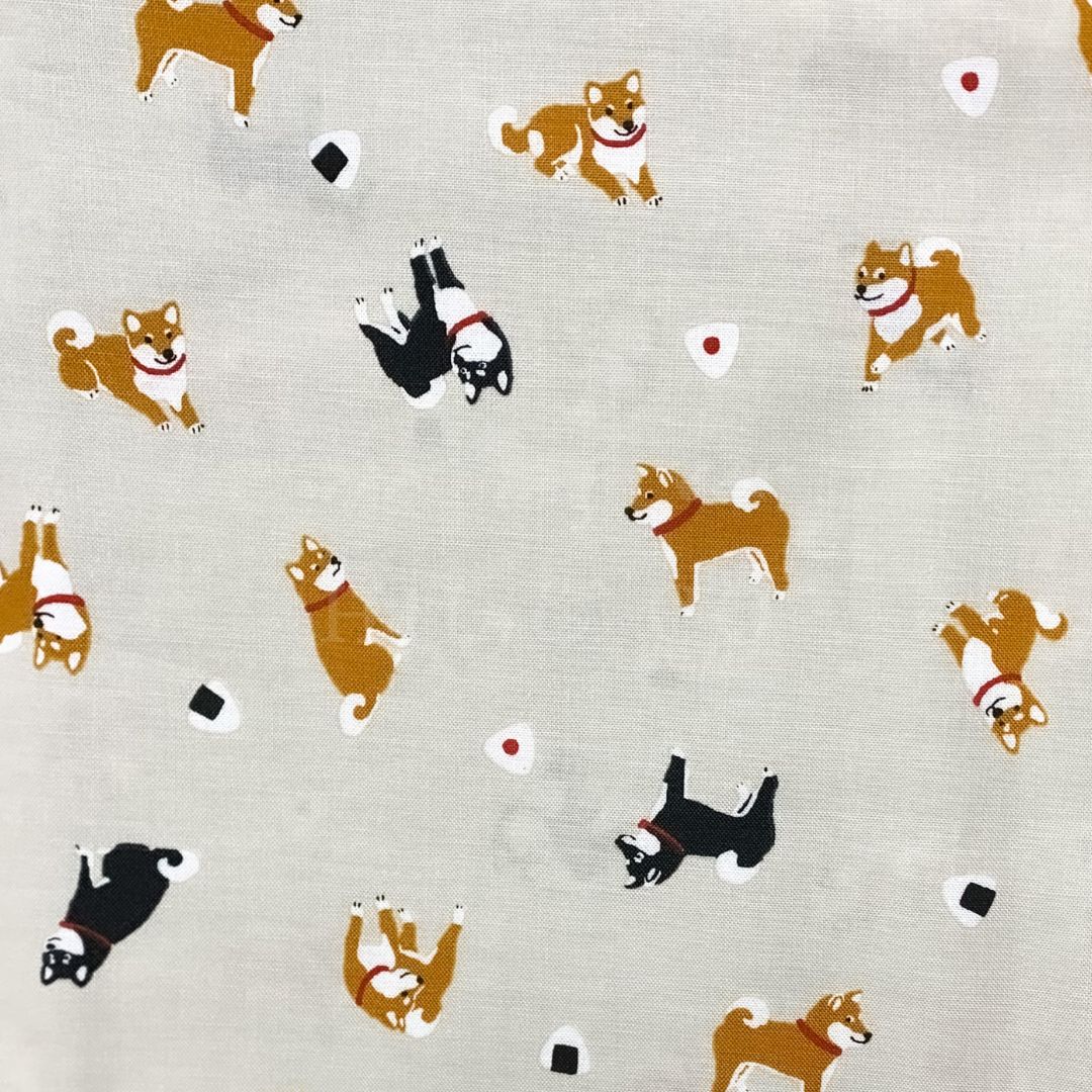 Shiba Inu Scrub Cap (Cream)