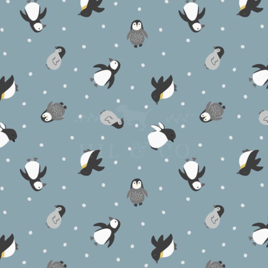 Snowy Penguins Scrub Cap