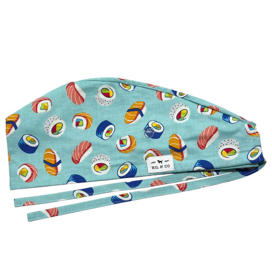 Sushi Roll Scrub Cap
