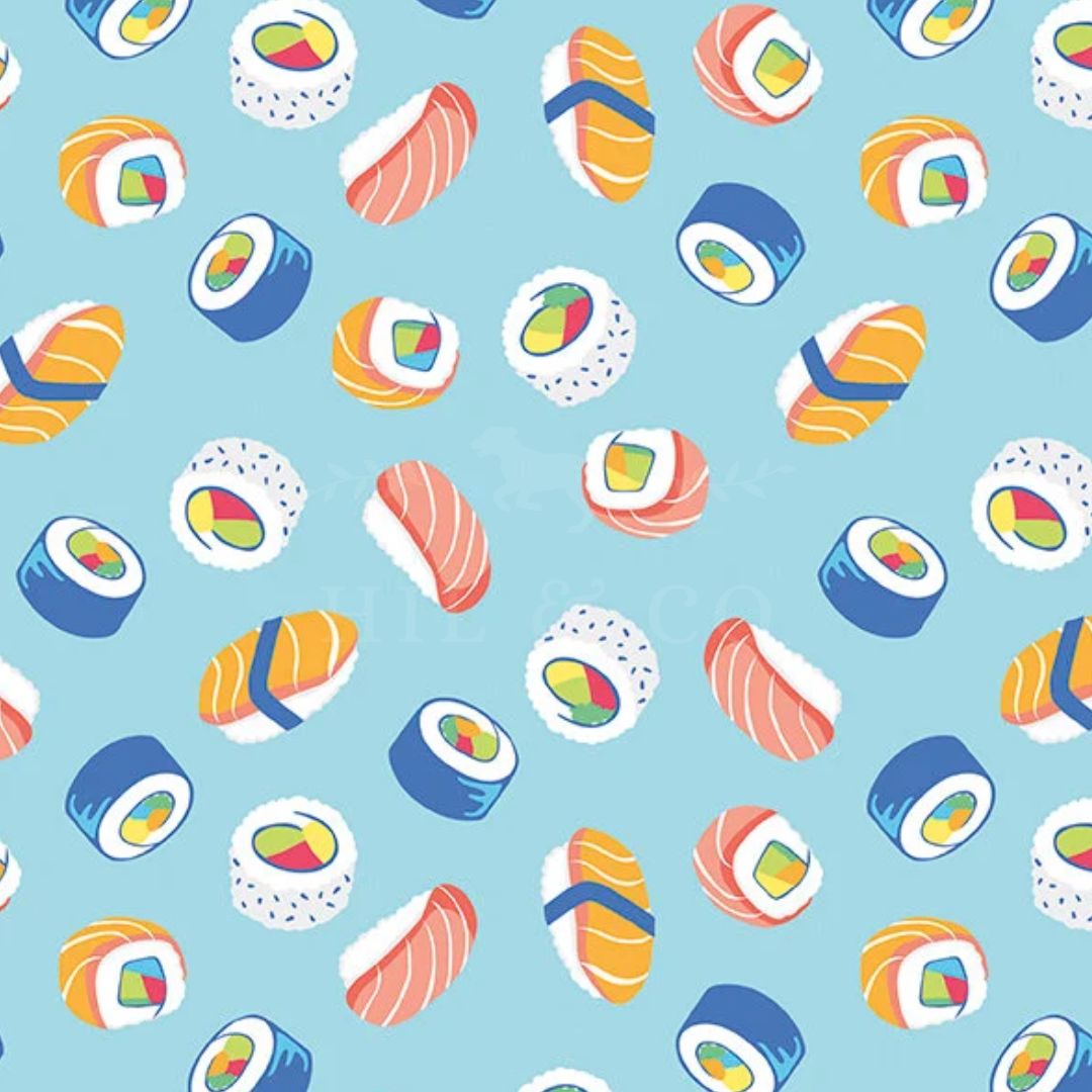 Sushi Roll Scrub Cap