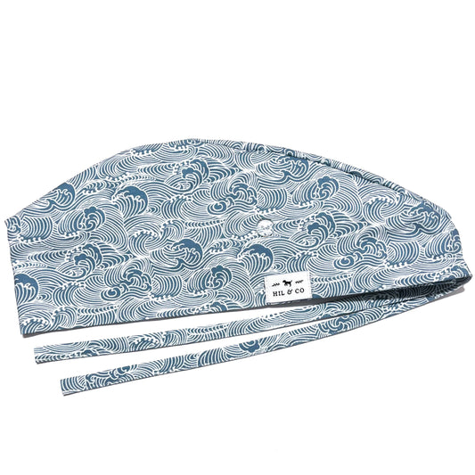 Tidal Waves Scrub Cap (Light Blue)