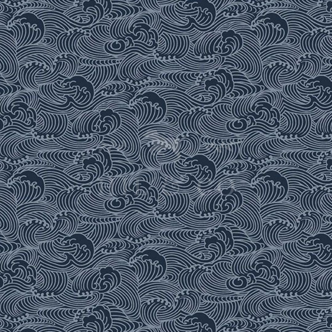 Tidal Waves Scrub Cap (Navy)